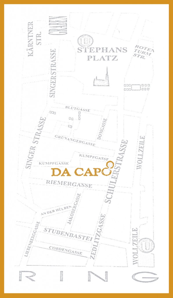 Kontakt Da Capo Ristorante Pizzeria Wien